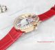 2017 Knockoff Cartier Baignoire Gold Silver Dial Red Leather Strap 25mm Watch (6)_th.jpg